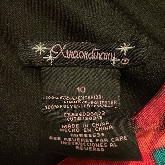 𝅺XTRAORDINARY Girl’s Floral Print Dress Size 10 - Picture 6 of 10